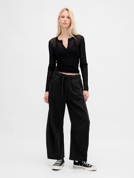 Image number 1 showing, Mid Rise UltraSoft Easy Horseshoe Jeans