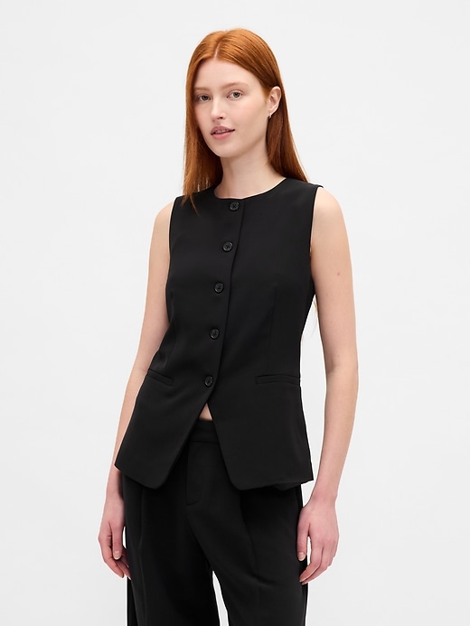 Image number 1 showing, High-Neck Vest