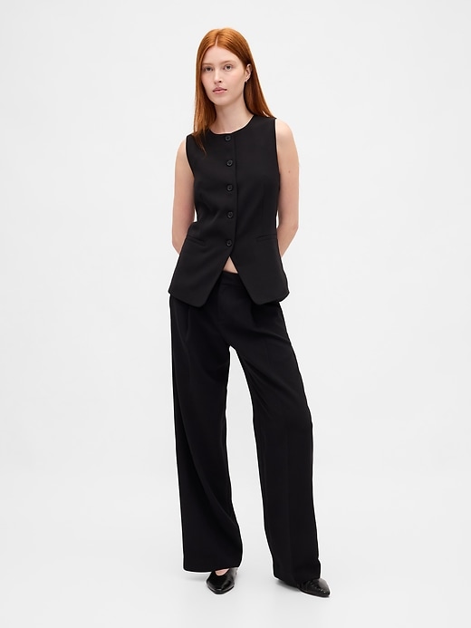 Image number 1 showing, 365 Low Rise Pleated Wide-Leg Trousers
