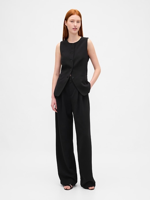 Image number 1 showing, 365 High Rise Pleated Trousers