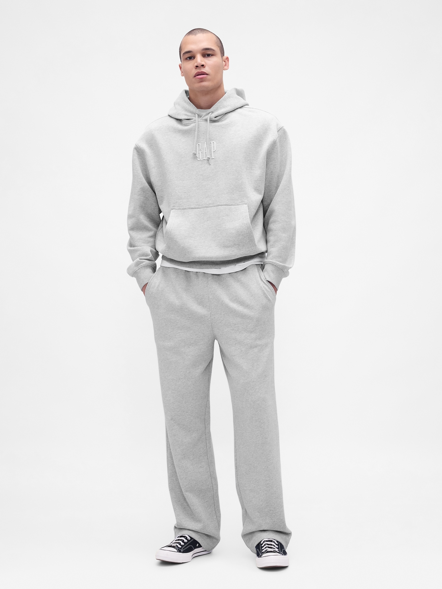 Heavyweight Oversized Logo Hoodie