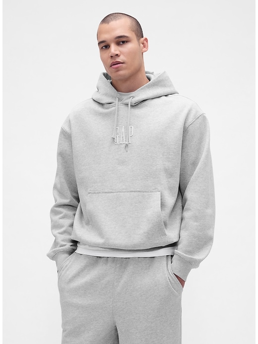 Image number 1 showing, Heavyweight Oversized Logo Hoodie