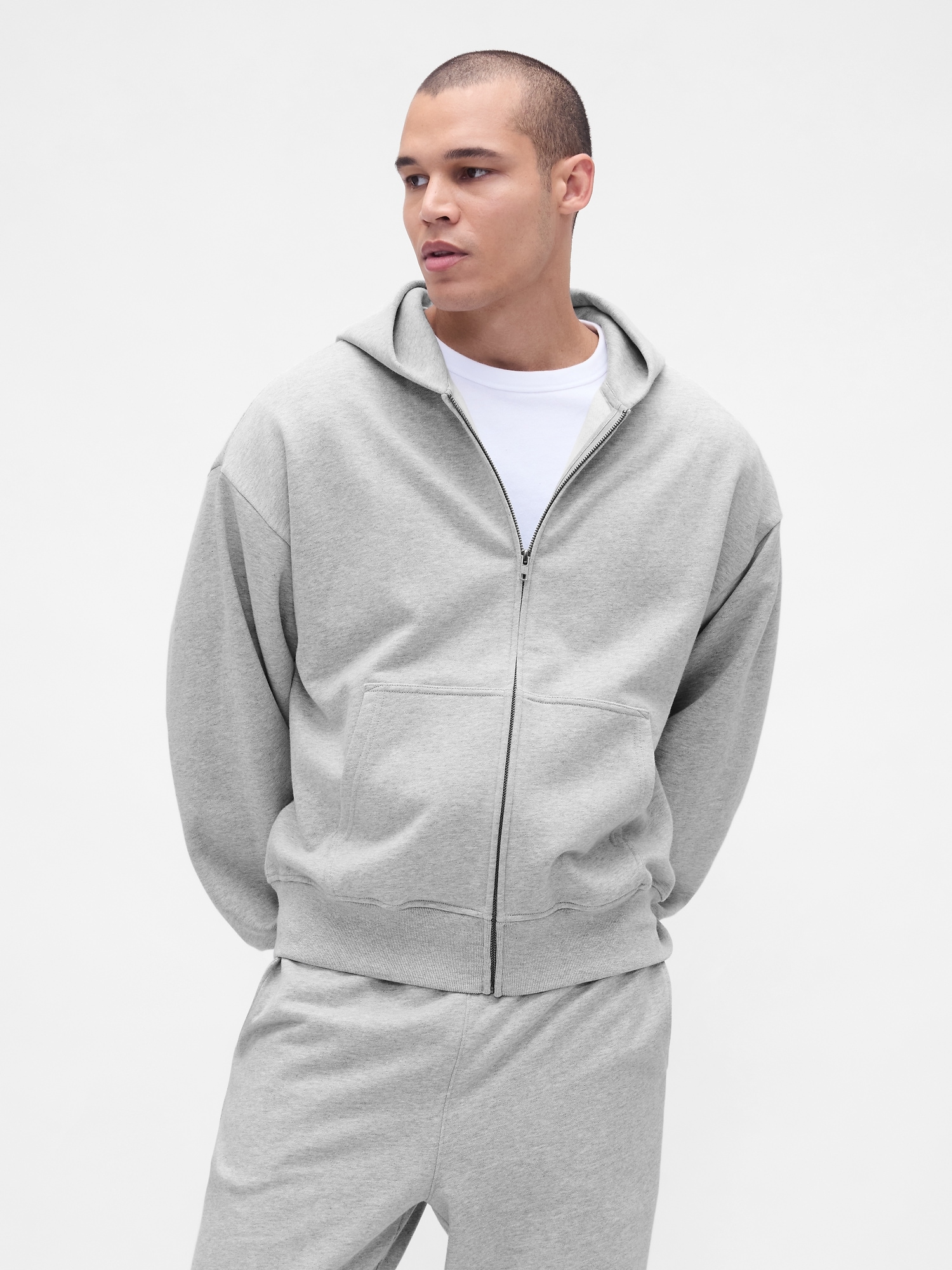 Heavyweight Oversized Zip Hoodie
