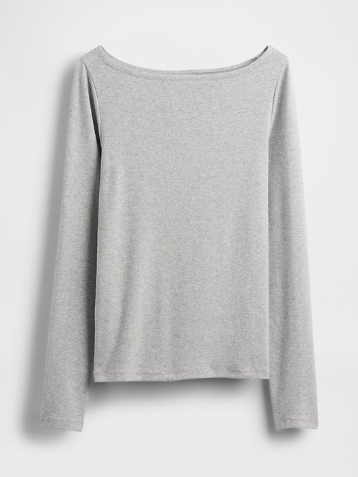 Image number 5 showing, Modern Boatneck T-Shirt