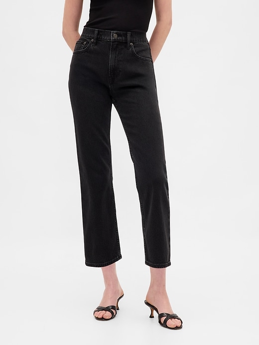 Image number 2 showing, High Rise ’90s Slim Straight Crop Jeans
