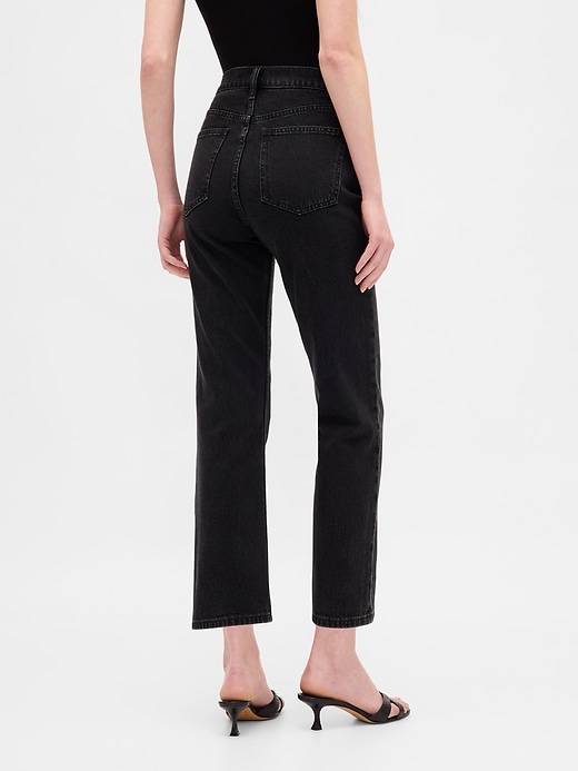 Image number 4 showing, High Rise ’90s Slim Straight Crop Jeans