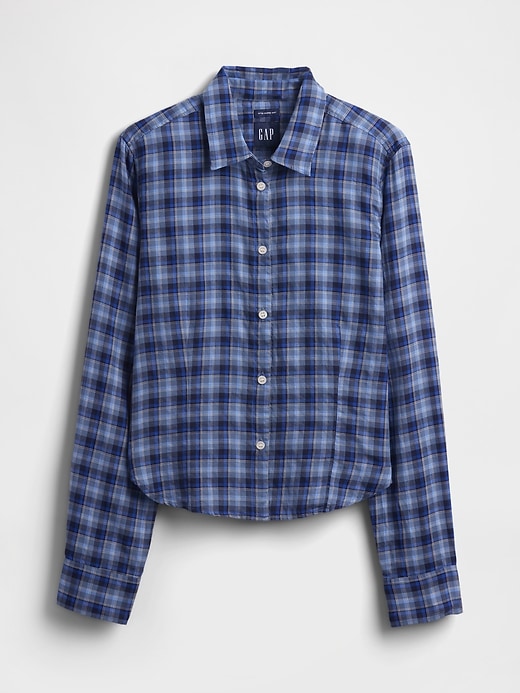 Image number 4 showing, Flannel Fitted Plaid Shirt