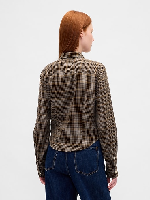 Image number 3 showing, Flannel Fitted Plaid Shirt