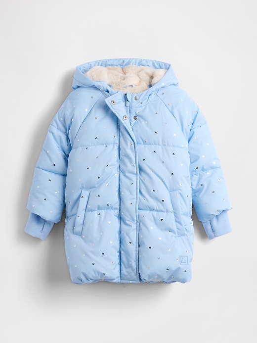 Image number 1 showing, Baby & Toddler Heavyweight Puffer Coat