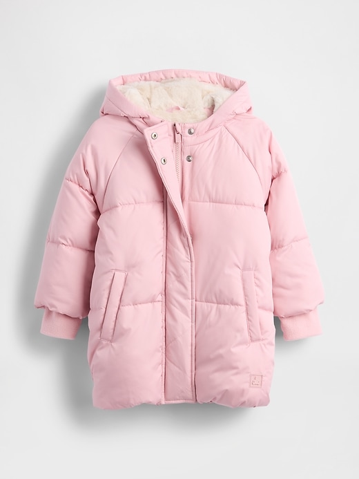 Image number 1 showing, Baby & Toddler Heavyweight Puffer Coat