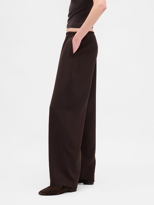 Image number 3 showing, Easy Wide-Leg Pants