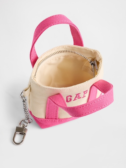 Image number 2 showing, Logo Tote Keychain Charm
