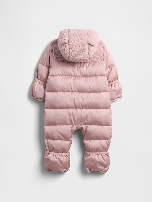 Image number 2 showing, Baby Lightweight Puffer One-Piece