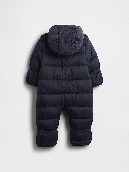 Image number 2 showing, Baby Lightweight Puffer One-Piece