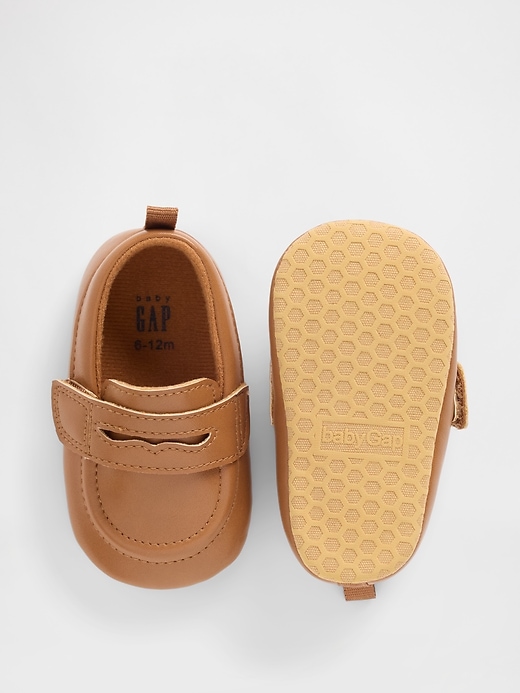Image number 3 showing, Baby Vegan Leather Loafers