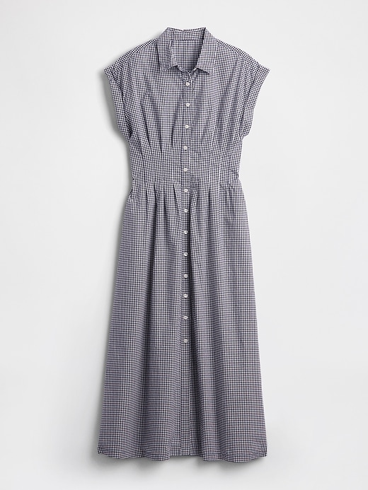 Image number 5 showing, Poplin Midi Shirtdress