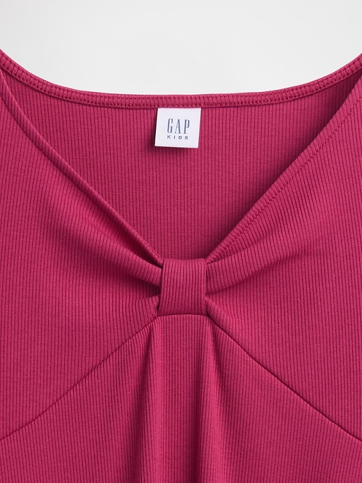 Image number 4 showing, Kids Rib Bow Dress