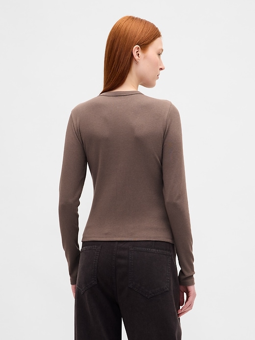 Image number 3 showing, Modern Crewneck Cardigan