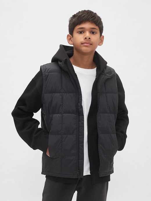 Image number 1 showing, Kids Recycled Lightweight Puffer Vest