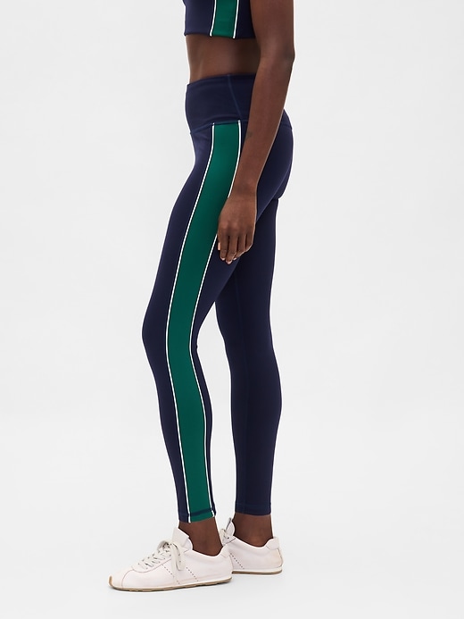Image number 3 showing, GapFit High Rise Power Full Length Stripe Leggings