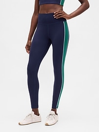 Image number 2 showing, GapFit High Rise Power Full Length Stripe Leggings