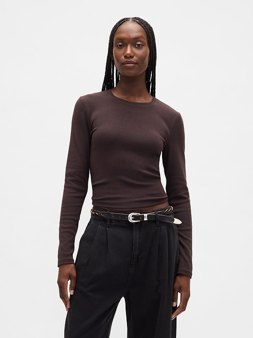 Image number 1 showing, Modern Crop T-Shirt