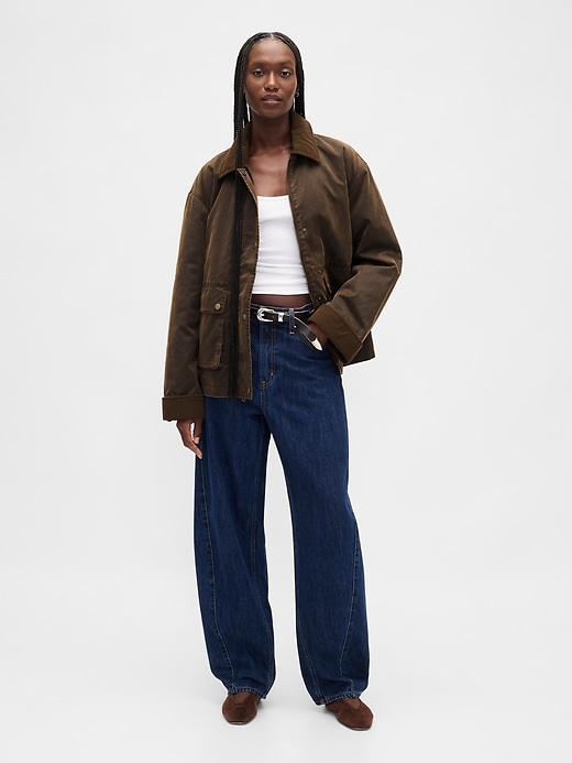 Image number 2 showing, Waxed Canvas Barn Jacket