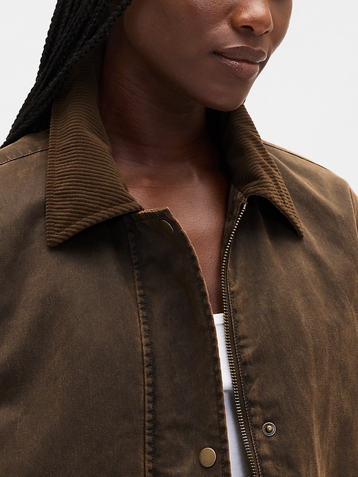 Image number 4 showing, Waxed Canvas Barn Jacket