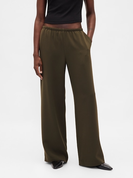 Easy Wide-Leg Pants