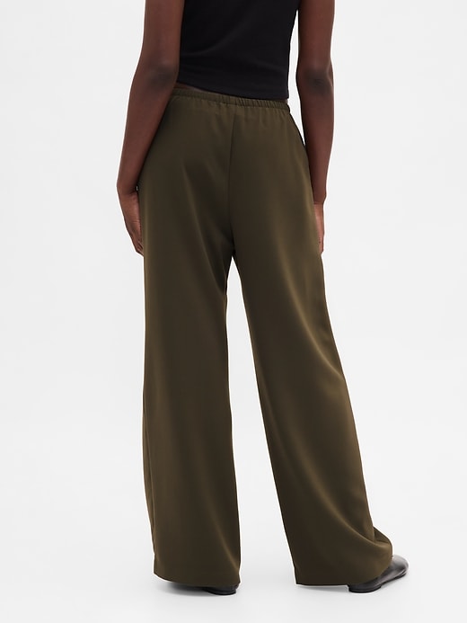 Image number 4 showing, Easy Wide-Leg Pants