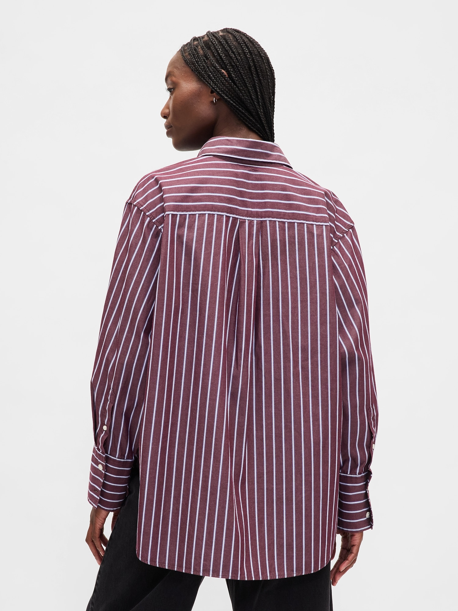 Organic Cotton Poplin Big Shirt