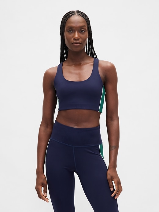 Image number 1 showing, GapFit Power Medium Impact Sports Bra