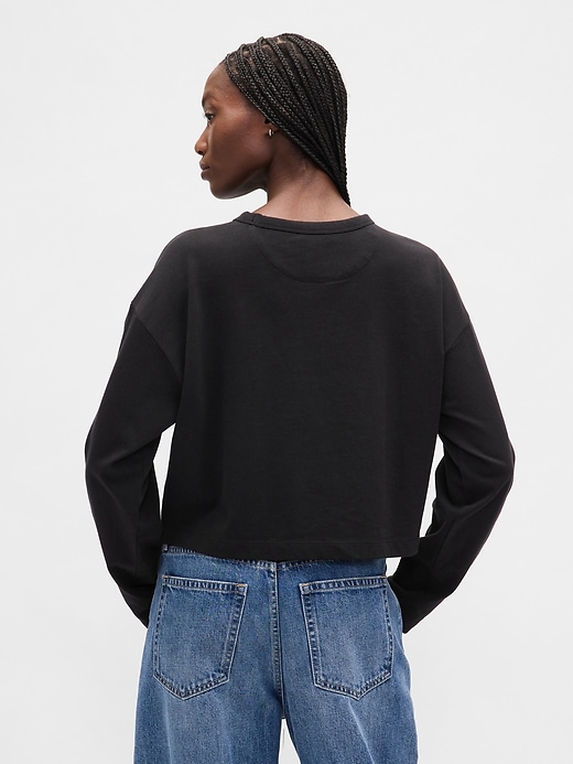 Image number 3 showing, Heavyweight Crop T-Shirt