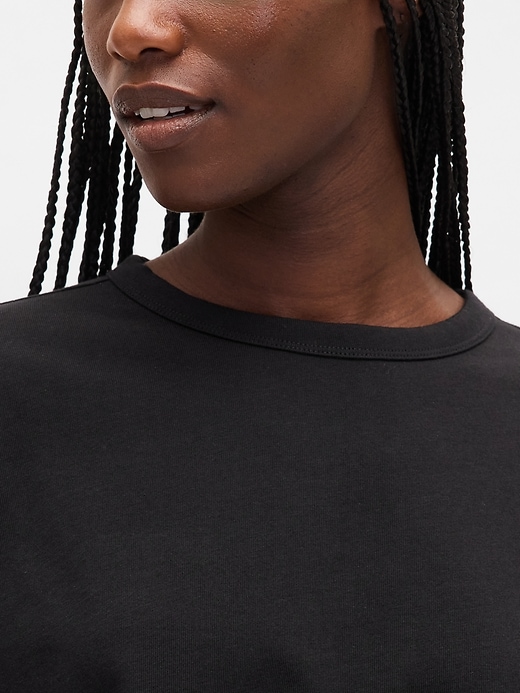 Image number 4 showing, Heavyweight Crop T-Shirt