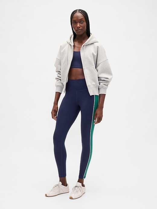 Image number 1 showing, GapFit High Rise Power Full Length Stripe Leggings