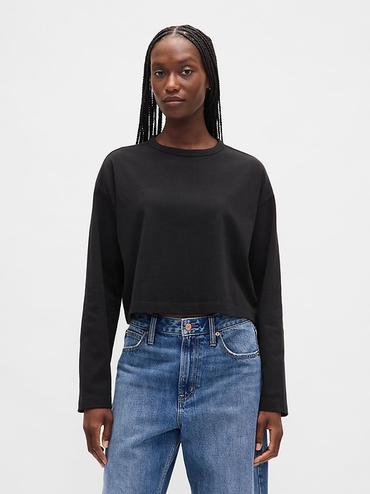 Image number 1 showing, Heavyweight Crop T-Shirt