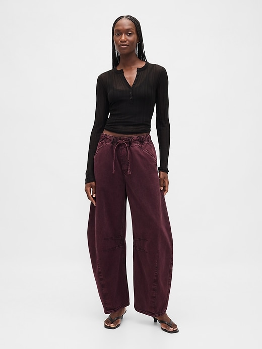 Image number 1 showing, Mid Rise UltraSoft Easy Horseshoe Jeans