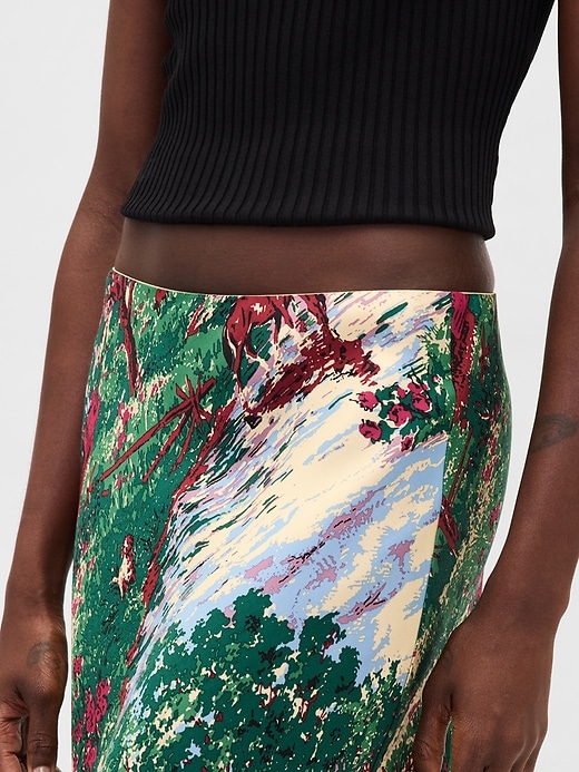 Image number 4 showing, Maxi Slip Skirt