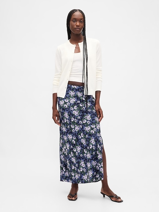 Image number 1 showing, Maxi Slip Skirt