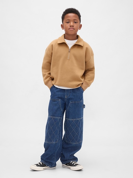 Image number 4 showing, Kids VintageSoft Quarter-Zip Pullover