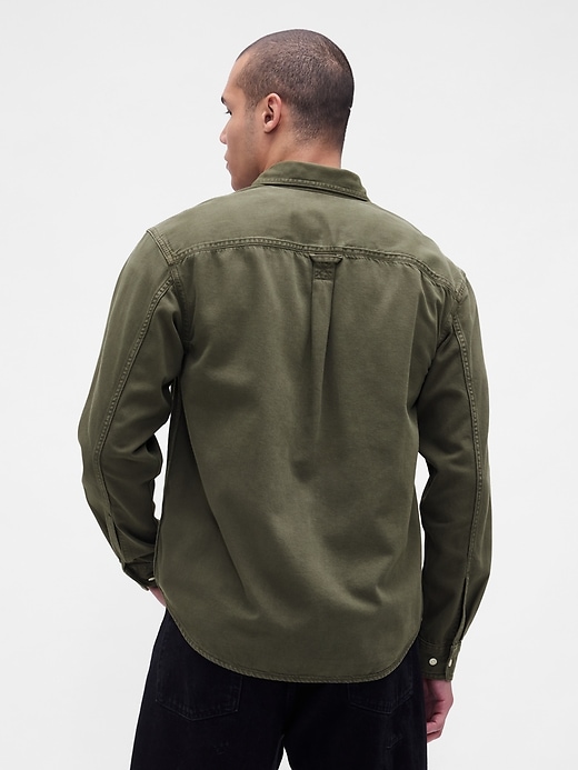 Image number 3 showing, UltraSoft Denim Relaxed Shirt