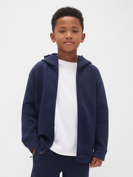 Image number 1 showing, Kids GapFit Tech Quick-Dry Zip Hoodie