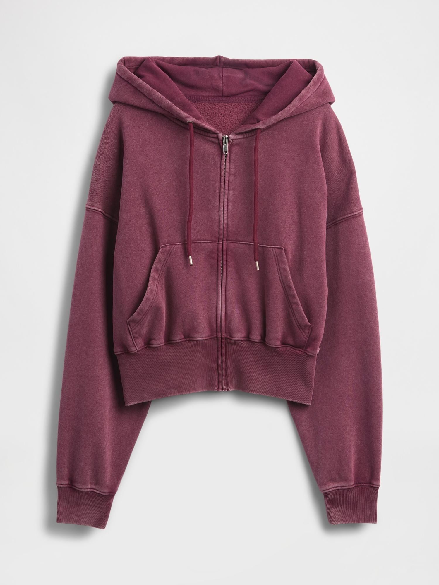 VintageSoft Full-Zip Wedge Hoodie | Gap