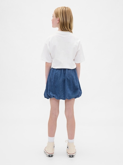 Image number 3 showing, Kids Denim Bubble Skirt