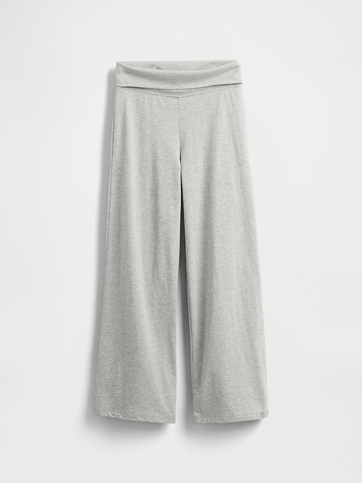 Image number 2 showing, Kids Wide-Leg Foldover Leggings