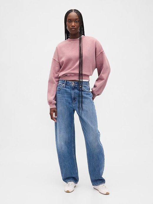 Image number 2 showing, VintageSoft Wedge Crewneck Sweatshirt