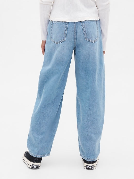 Image number 4 showing, Kids High Rise Easy Barrel Jeans