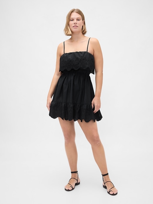 Image number 5 showing, Eyelet Ruffle Mini Dress