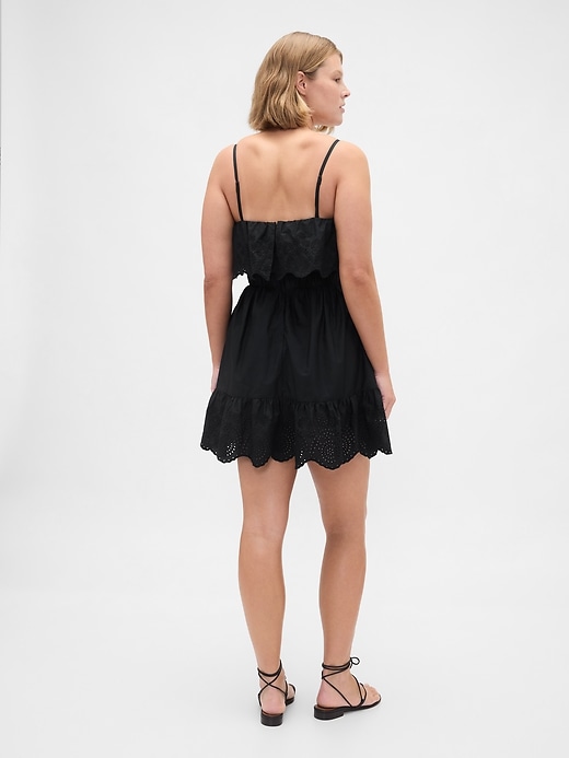 Image number 6 showing, Eyelet Ruffle Mini Dress