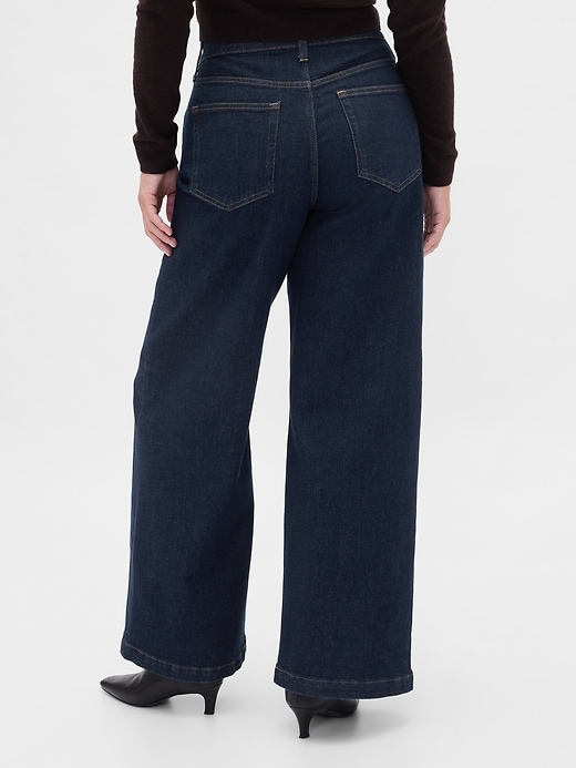 Image number 6 showing, High Rise Stride Wide-Leg Jeans
